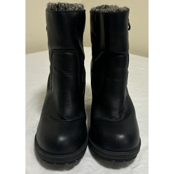 Charlotte Russe Women’s Size 8 Booties Black Ankle Block Heels Platform Classic - Picture 4 of 11